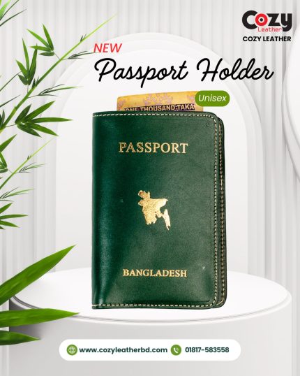 Leather Passport Holder CLL-1810 By Cozy Leather